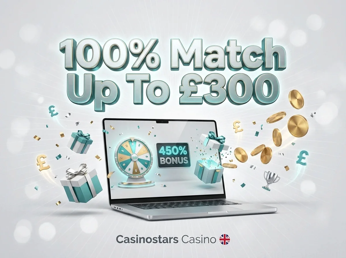 100% Match Up To £300